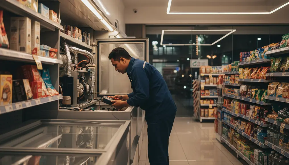 Area Layanan 24 Jam Chiller Showcase di Jakarta Selatan