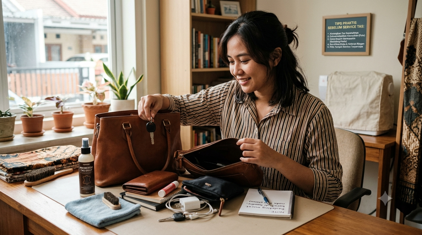 Tips Praktis Sebelum Service Tas