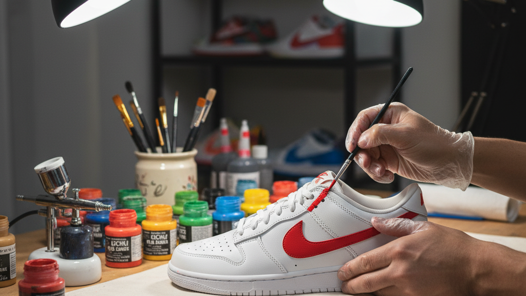 Perbedaan Repaint Berdasarkan Bahan Sepatu Vintage