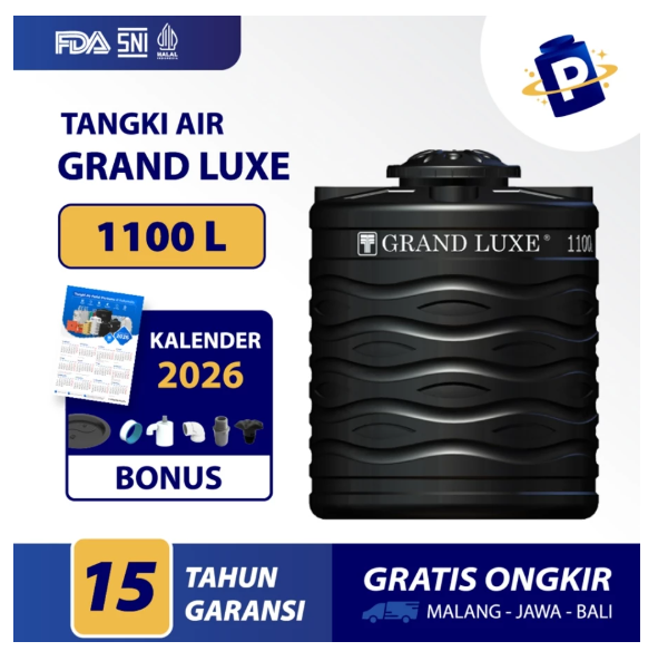 toren air grand luxe bahan hdpe murni bersertifikat food grade kemenkes - home-steril.com