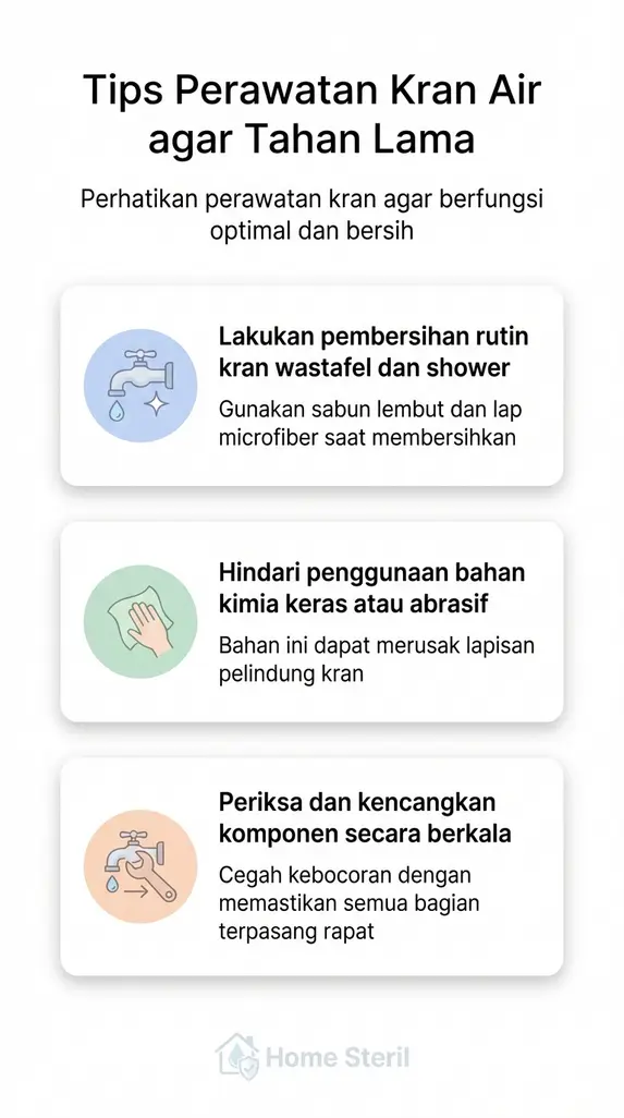 Tips Perawatan Kran Air agar Tahan Lama