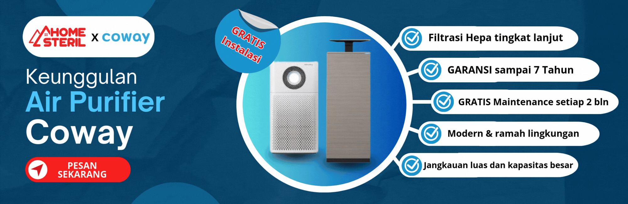 Keunggulan Air Purifier Coway di home-steril.com
