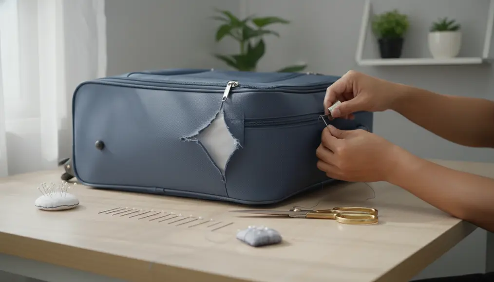 Koper Softcase Sobek/Bolong: Teknik Penjahitan dan Penggantian Kain Lining Interior