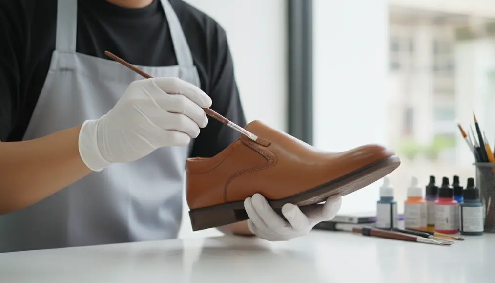 Proses Ajaib Repaint/Recoloring: Mengembalikan Kilau Sepatu Kulitmu