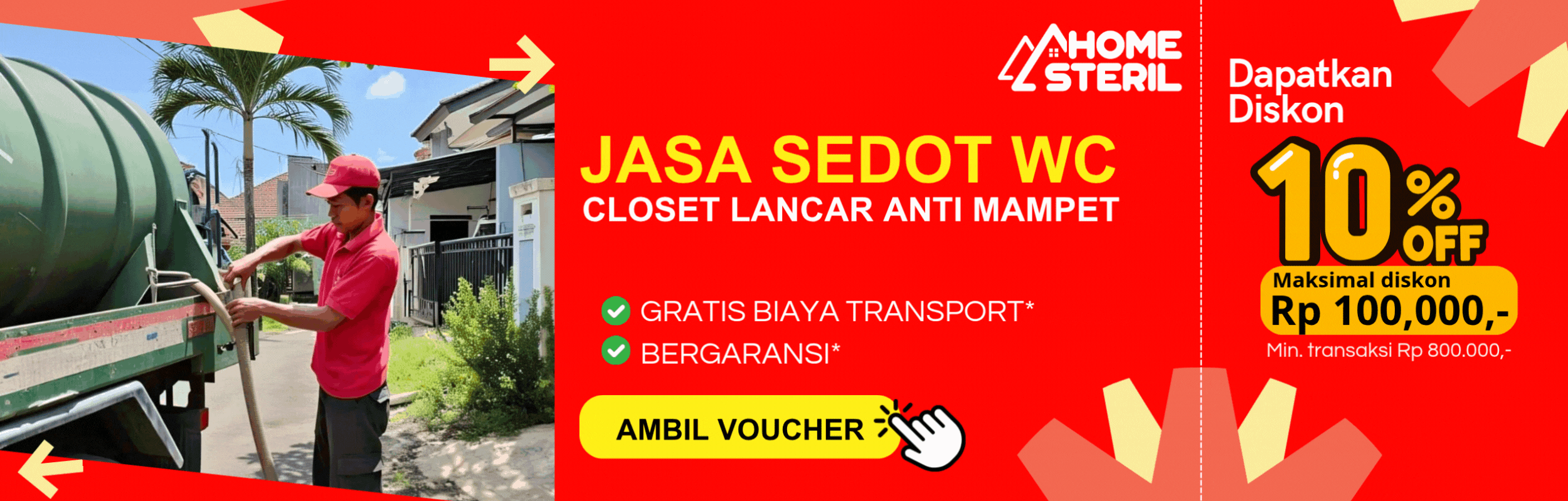 Promo Jasa Sedot WC di home-steril.com