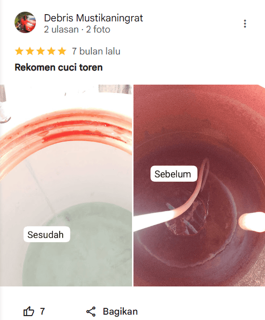 Review Pelanggan Home Steril (Cuci Tandon Berbau)