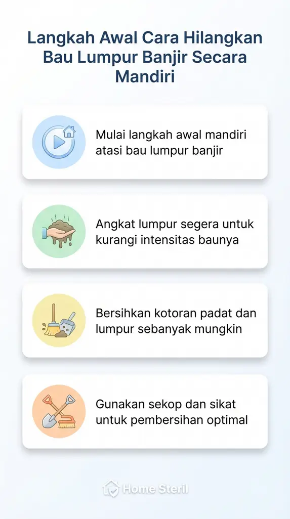 Langkah Awal Cara Hilangkan Bau Lumpur Banjir Secara Mandiri