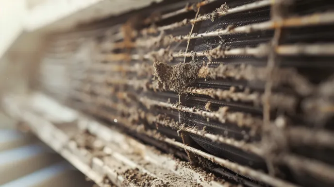 Filter AC kotor atau tersumbat