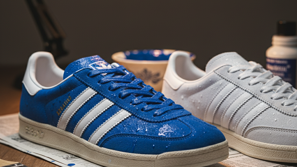 Biarkan Sepatu Suede Kering Sempurna