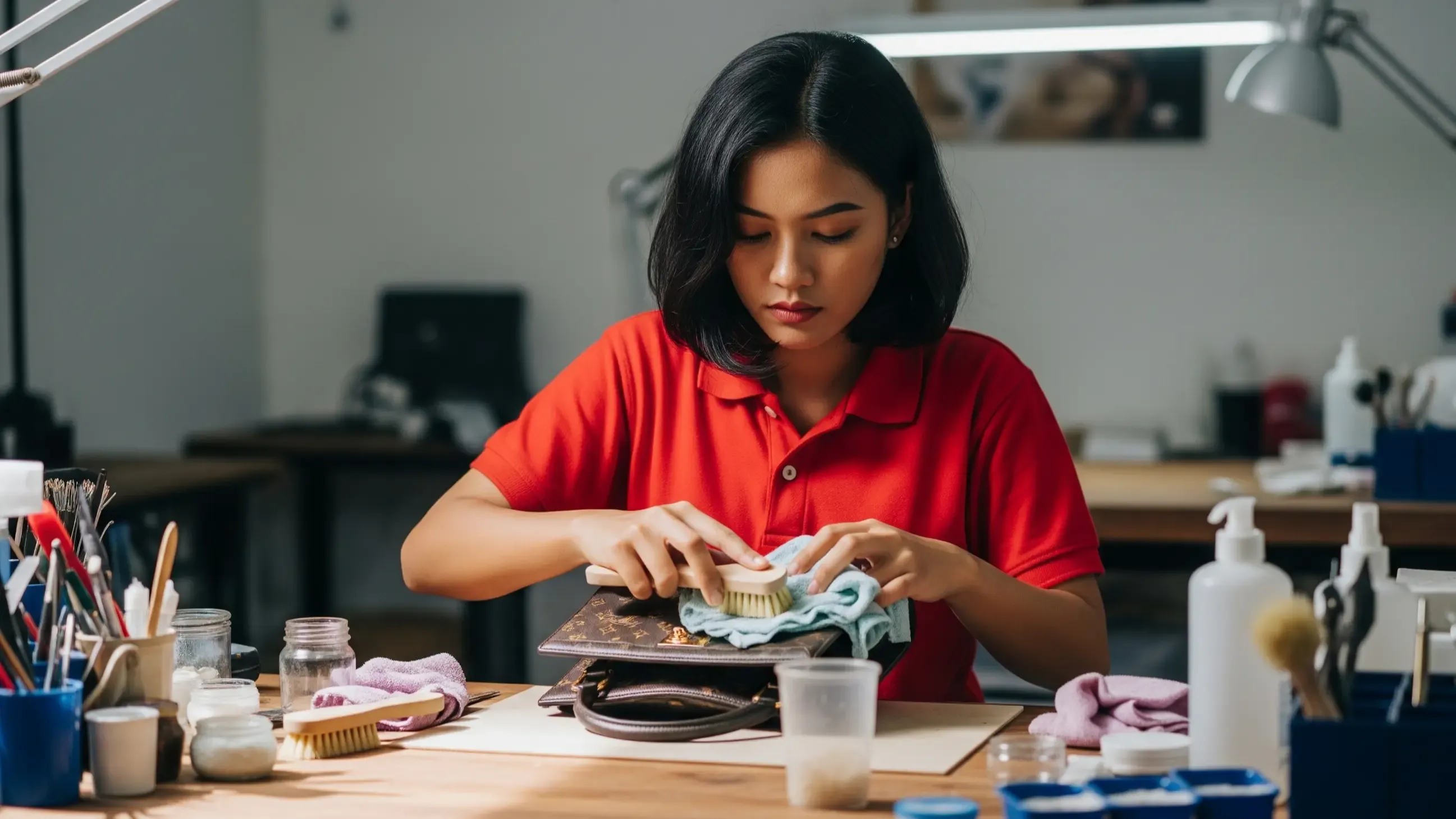 Cara Aman Cuci Handbag Branded Tanpa Merusak Kulitnya