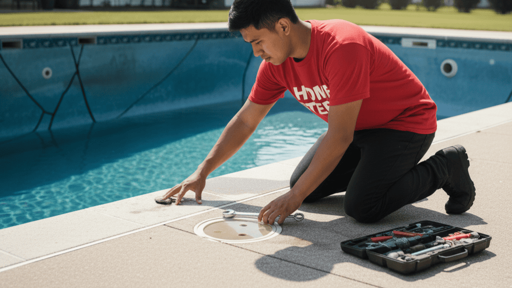 Penggantian Seal atau Fitting kolam renang
