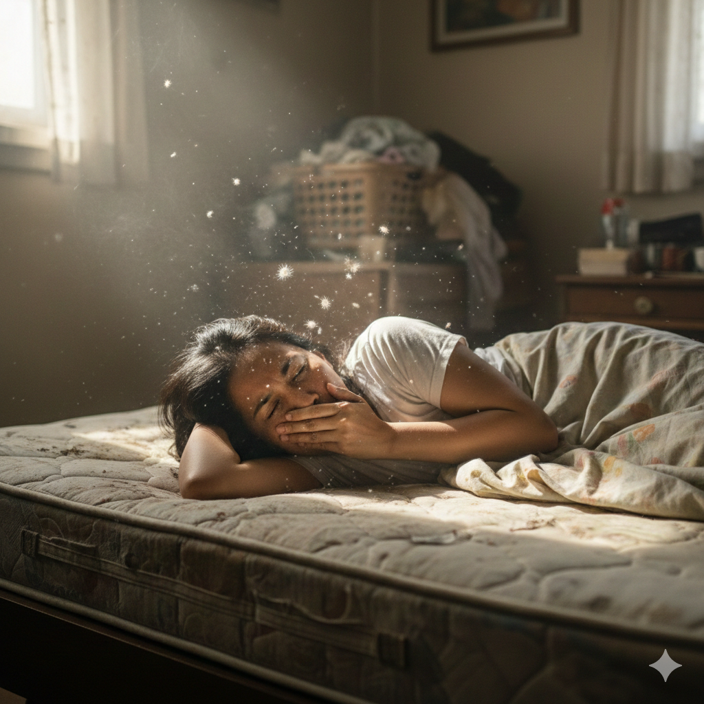 Debu dan Tungau Mengganggu Pernapasan