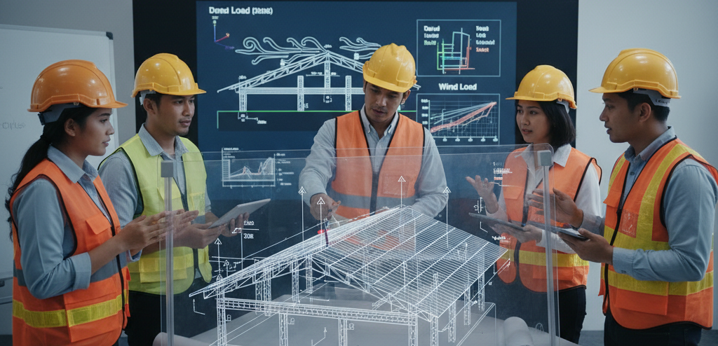 Perhitungan Beban Struktural (Wind Load & Dead Load)