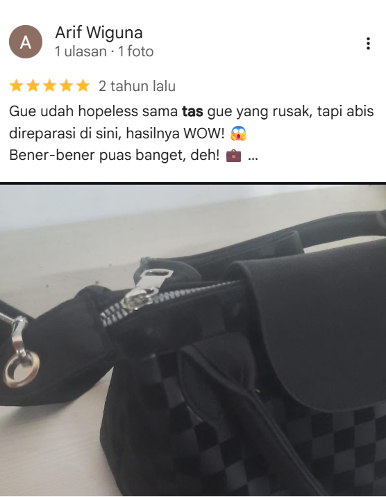 Ulasan Pelanggan: Bukti Kualitas Jasa Perawatan Tas Sneakershoot.id