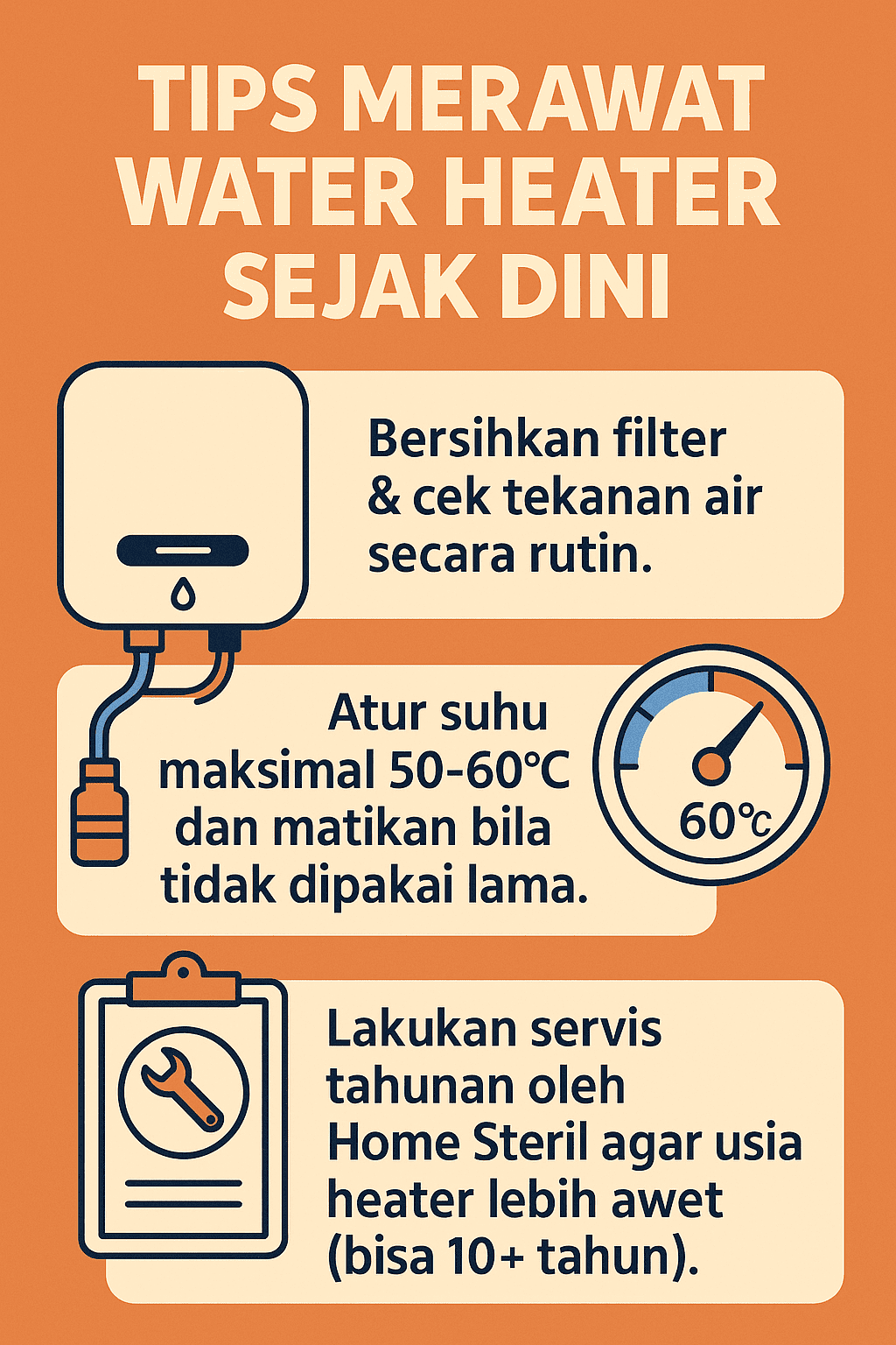 Tips Mengatasi Water Heater Rusak Sejak Dini