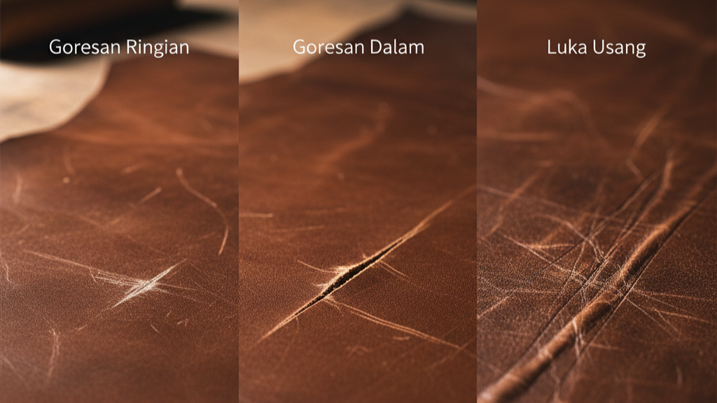 Memahami Jenis Goresan dan Karakteristik Bahan Kulit