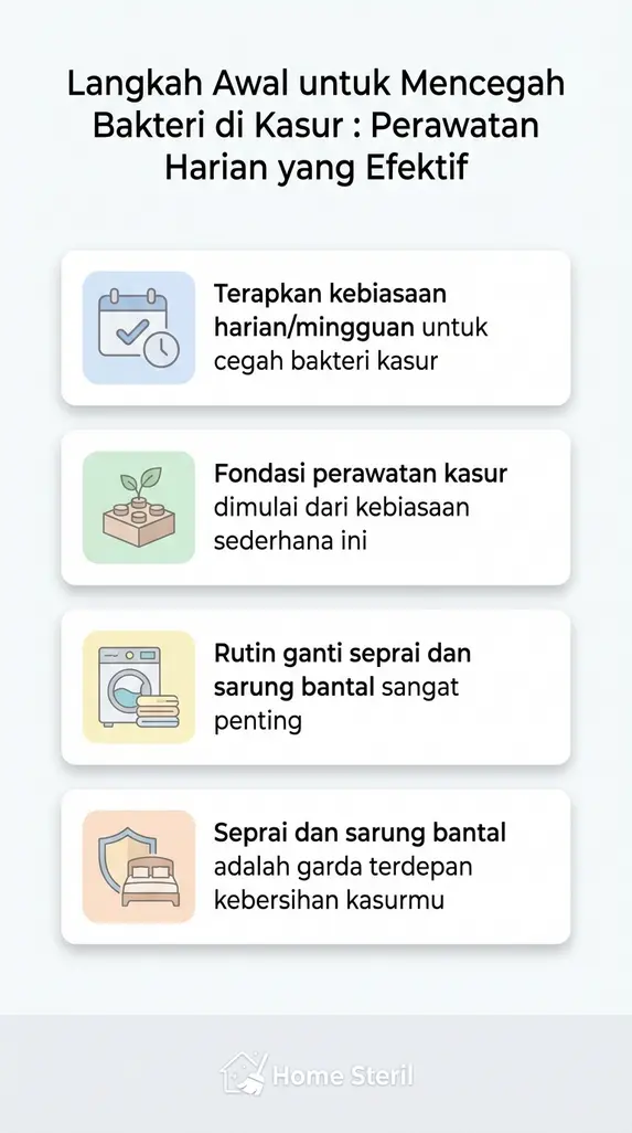 Langkah Awal untuk Mencegah Bakteri di Kasur : Perawatan Harian yang Efektif