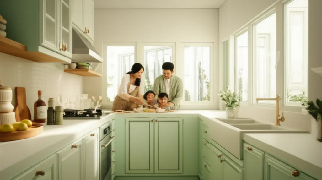 Desain Kitchen Set Letter L vs Letter U: Mana yang Tepat?