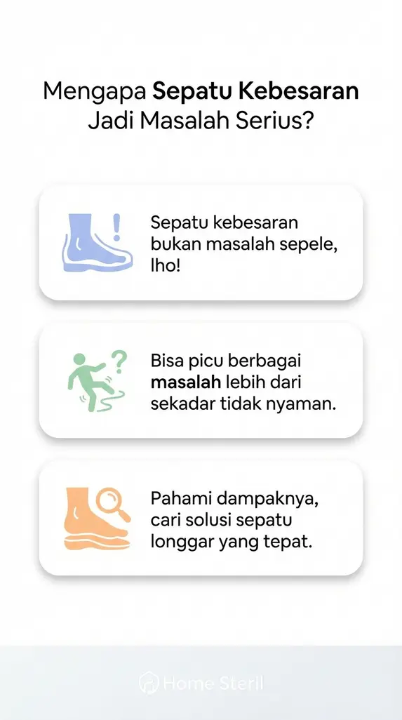 Mengapa Sepatu Kebesaran Jadi Masalah Serius?