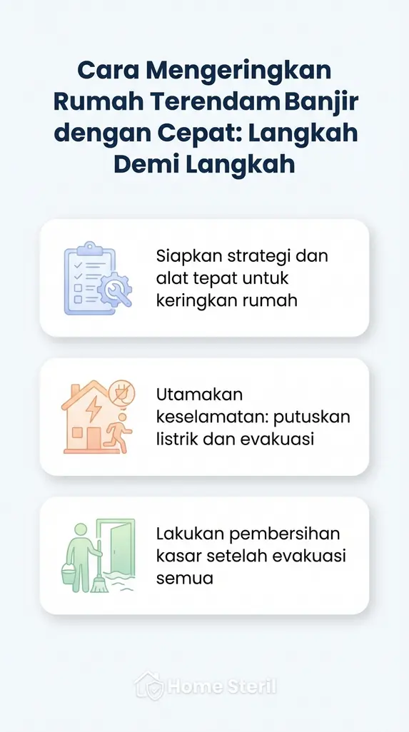Cara Mengeringkan Rumah Terendam Banjir dengan Cepat: Langkah Demi Langkah