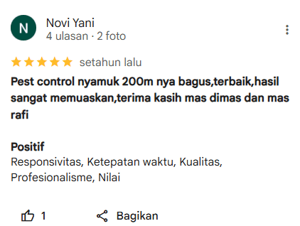 Rating Pengguna Home Steril