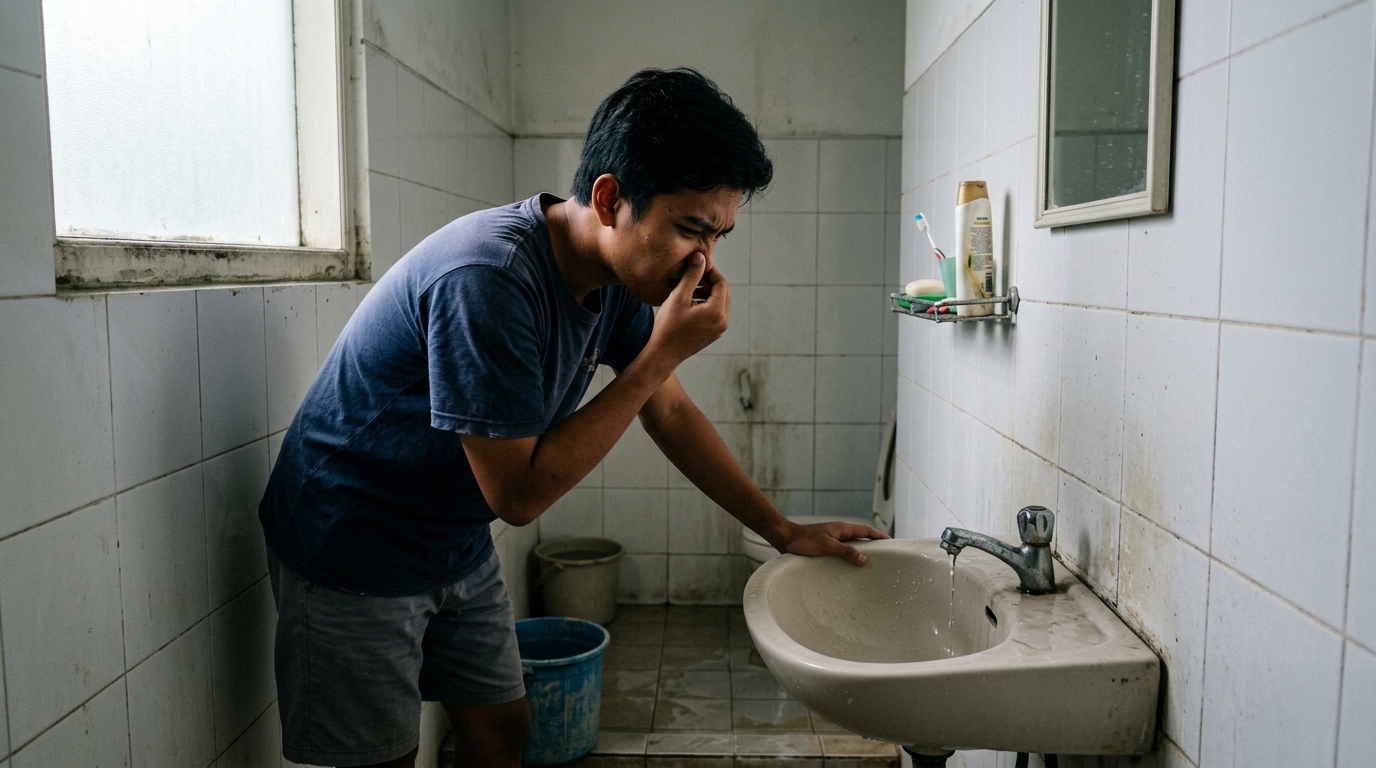 Air PAM Sudah Jernih di Meteran, Tapi Bau Apek di Kran Kamar Mandi
