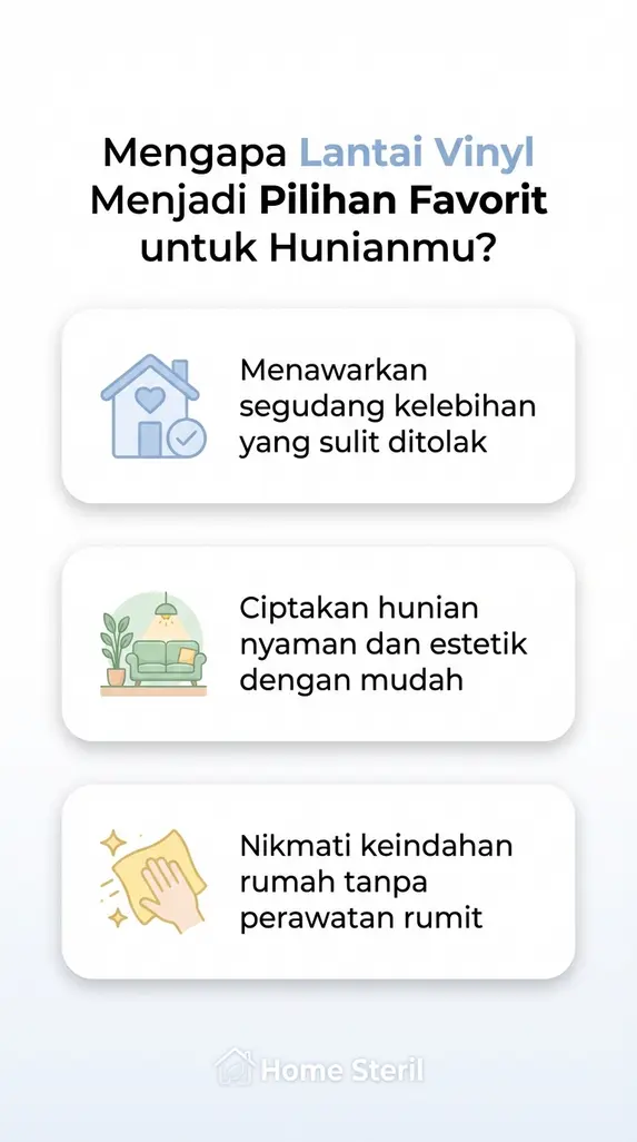 Mengapa Lantai Vinyl Menjadi Pilihan Favorit untuk Hunianmu?