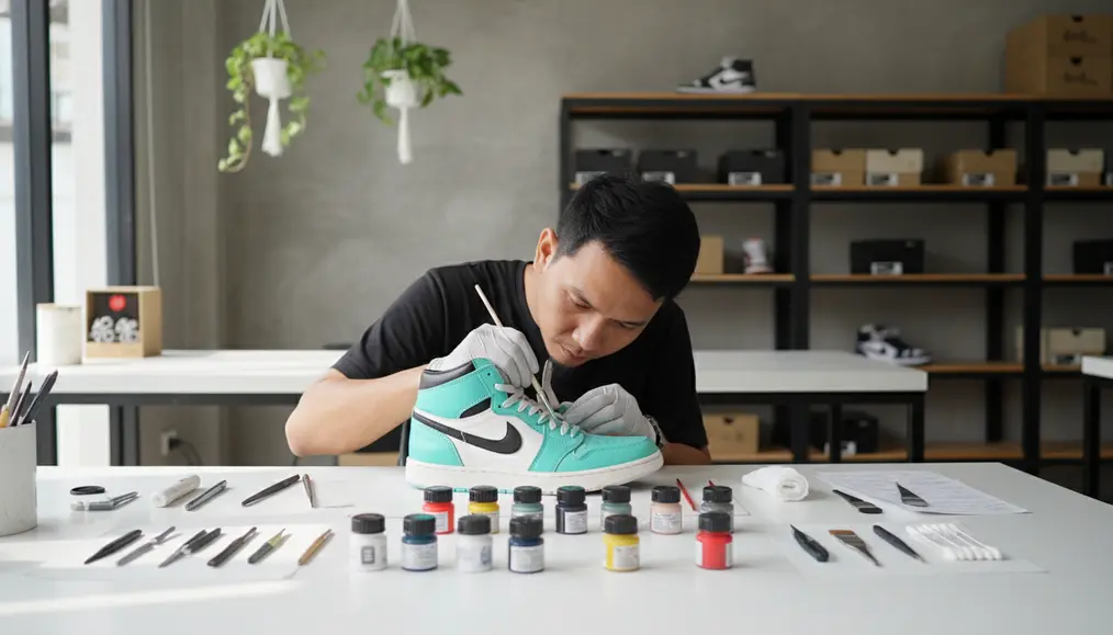 Repaint Sepatu: Solusi Akhir untuk Restorasi Warna Sepatu Rusak