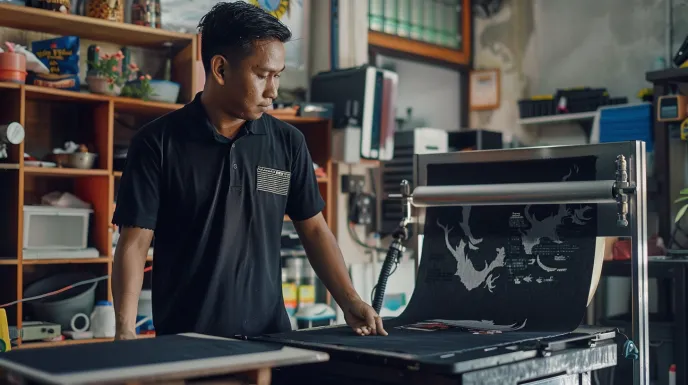Perbedaan Cetak Kaos Digital dan Sablon Manual