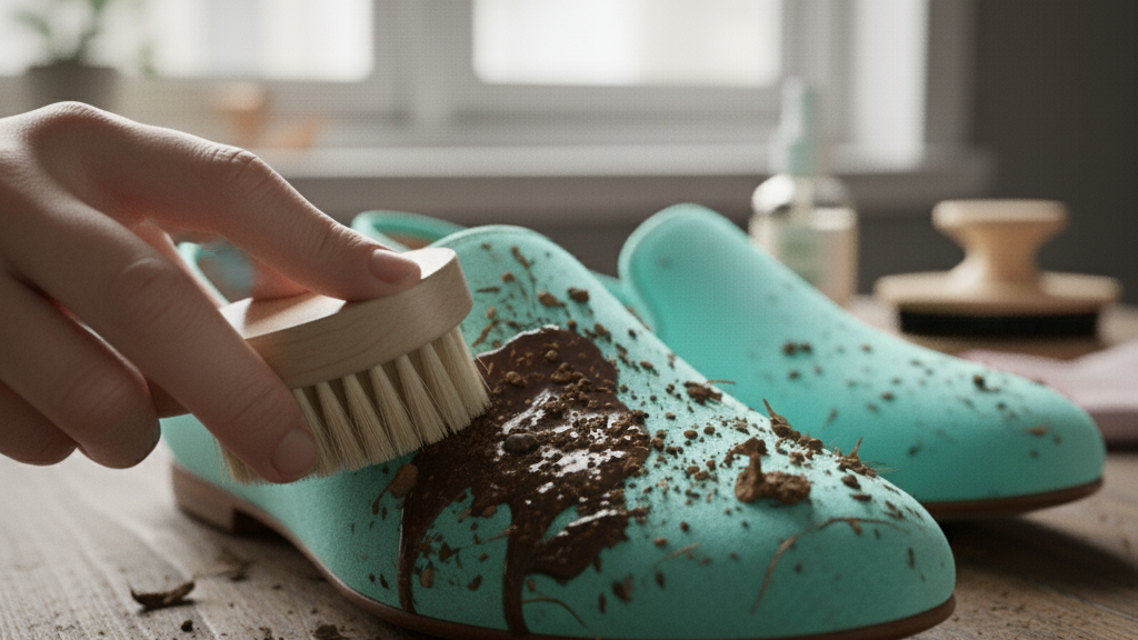 Sepatu Suede dan Nubuck: Musuh Utama Lumpur