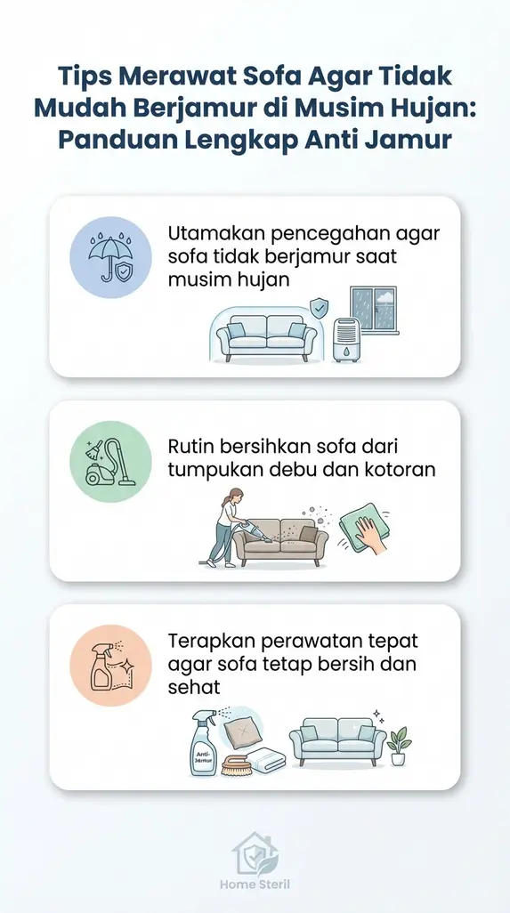 Tips Merawat Sofa Agar Tidak Mudah Berjamur di Musim Hujan: Panduan Lengkap Anti Jamur