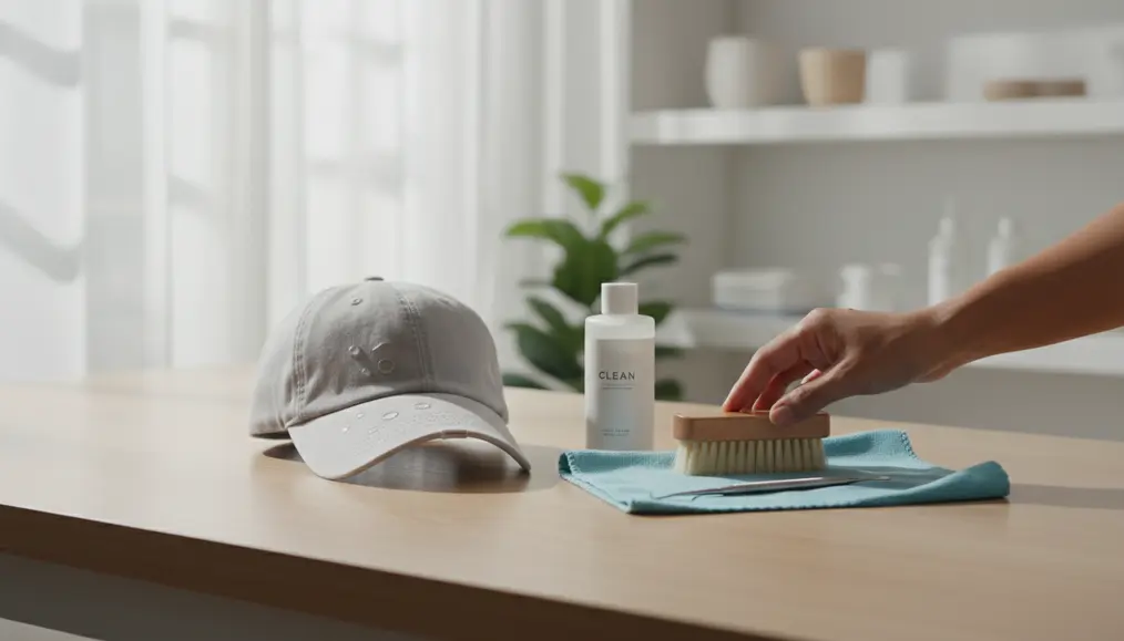 Mengatasi Noda "Water Spot" (Bercak Air) pada Topi Warna Terang