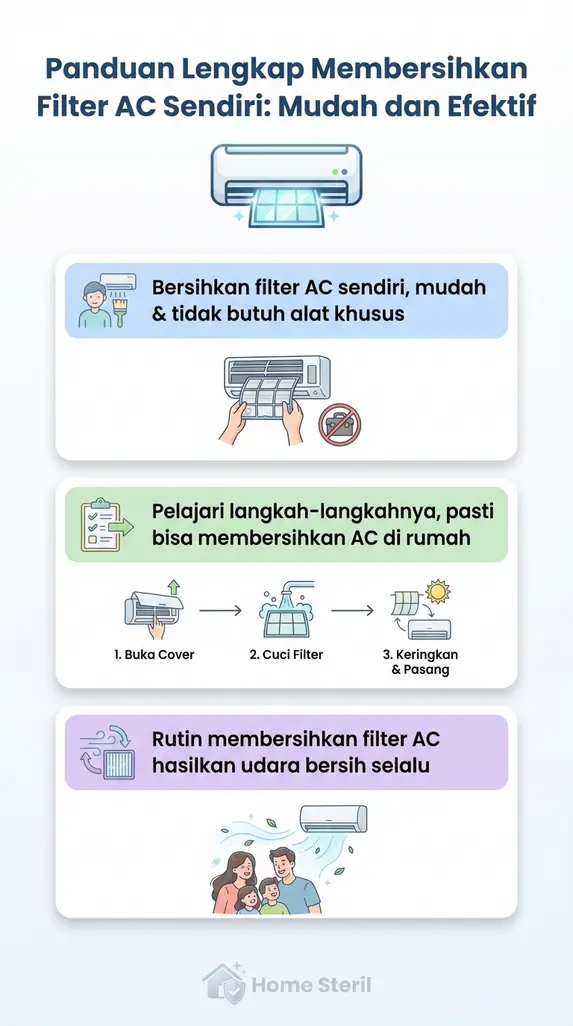 Panduan Lengkap Membersihkan Filter AC Sendiri: Mudah dan Efektif