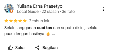 Testimoni Pelanggan: Jasa Cuci Tas di Sneakershoot