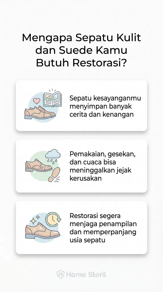 Mengapa Sepatu Kulit dan Suede Kamu Butuh Restorasi?
