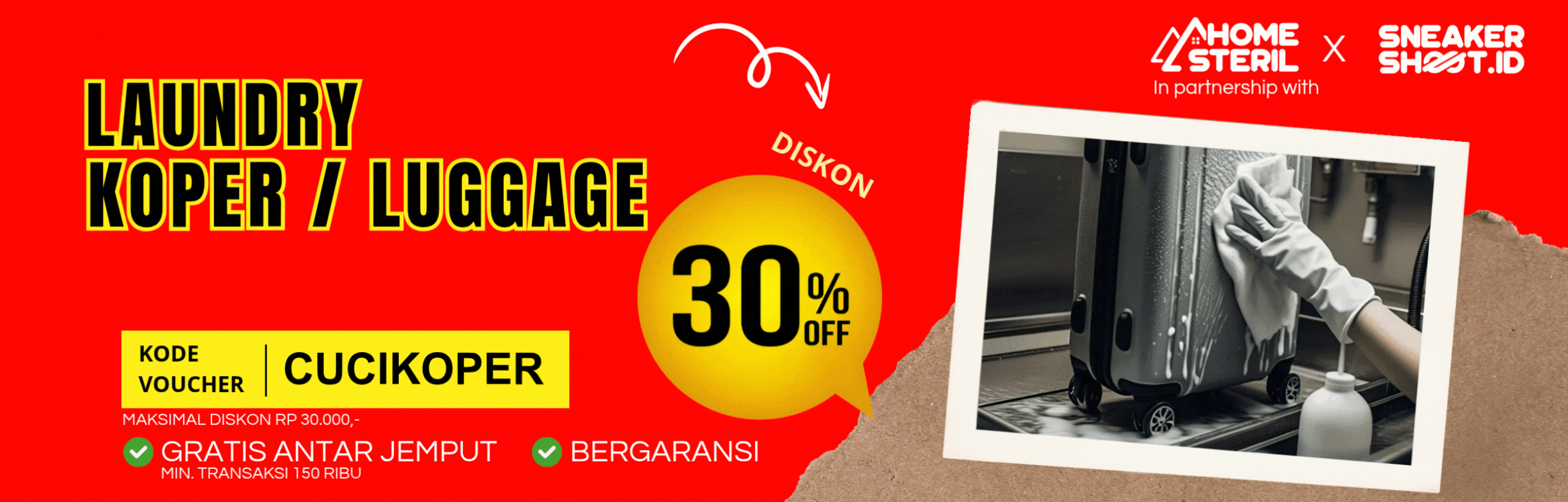 promo jasa laundry koper di home-steril.com.