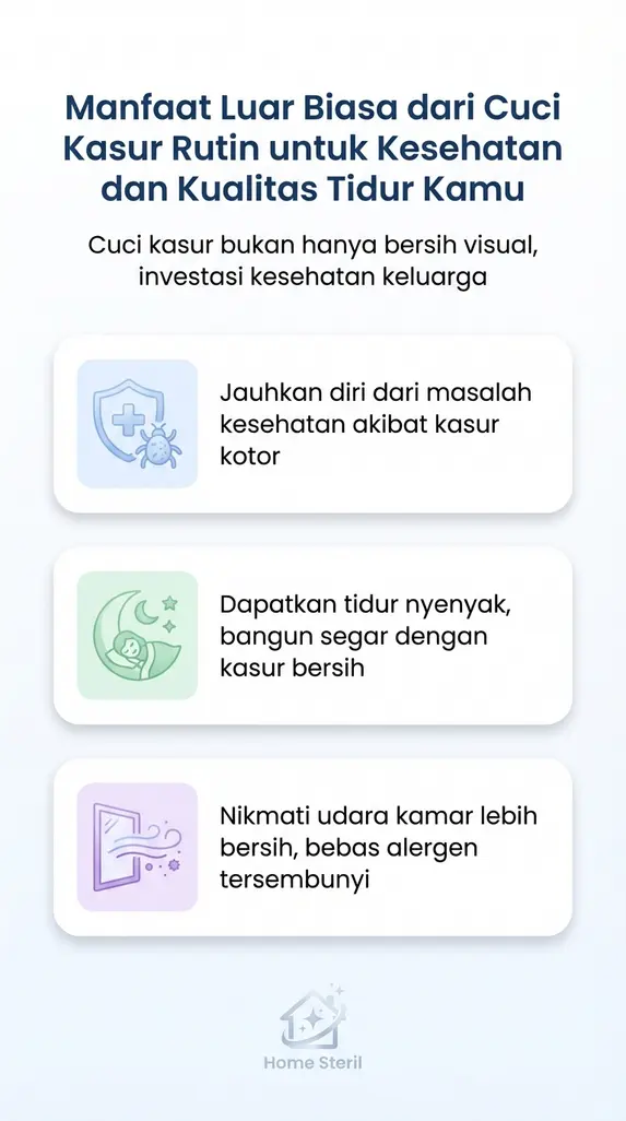 Manfaat Luar Biasa dari Cuci Kasur Rutin untuk Kesehatan dan Kualitas Tidur Kamu