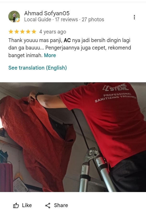 Review Pelanggan Home Steril
