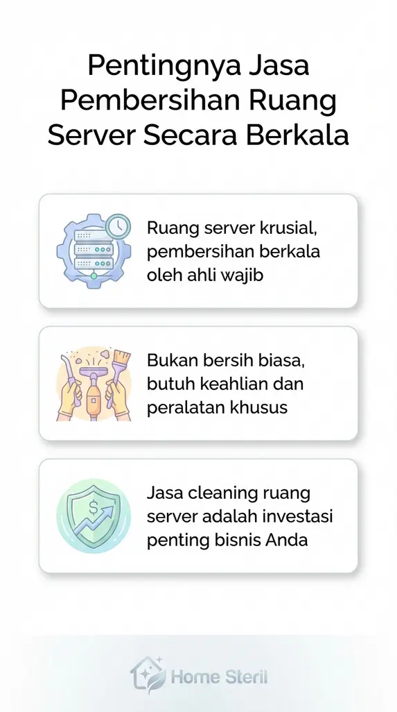 Pentingnya Jasa Pembersihan Ruang Server Secara Berkala