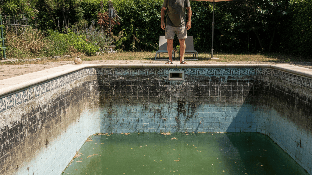 Bahaya Membiarkan Kolam Renang Kotor dengan Noda Membandel