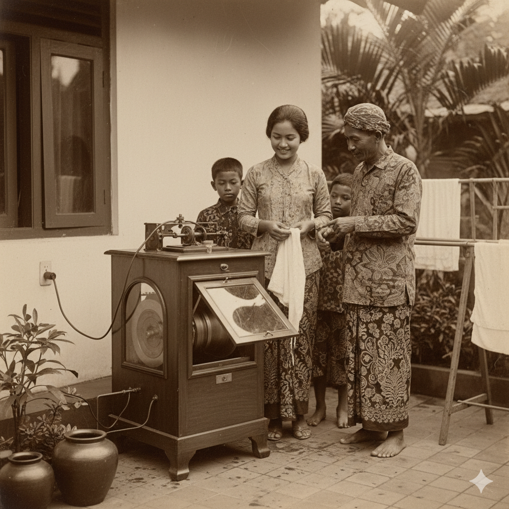 Mesin Cuci Listrik Pertama