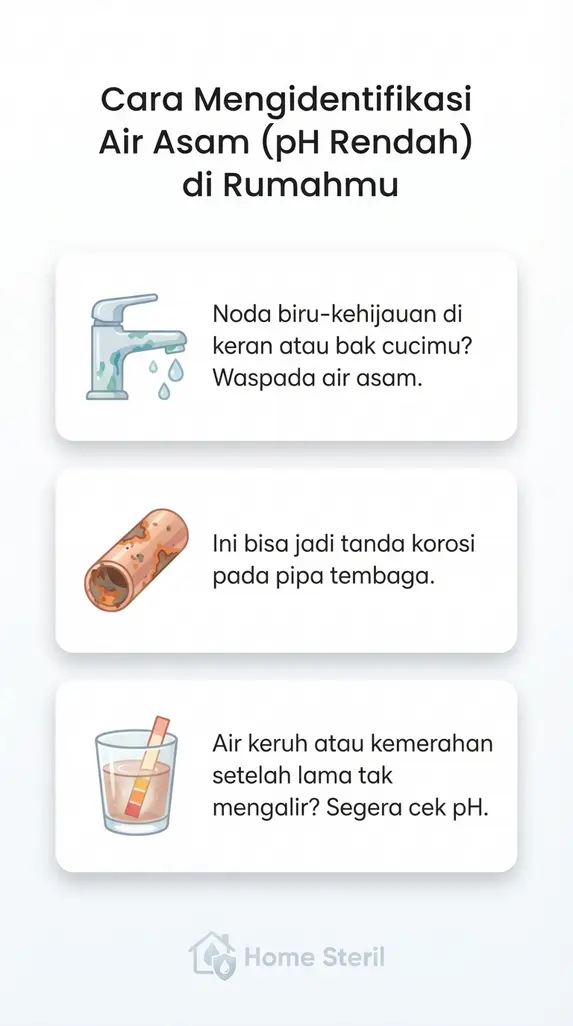Cara Mengidentifikasi Air Asam (pH Rendah) di Rumahmu