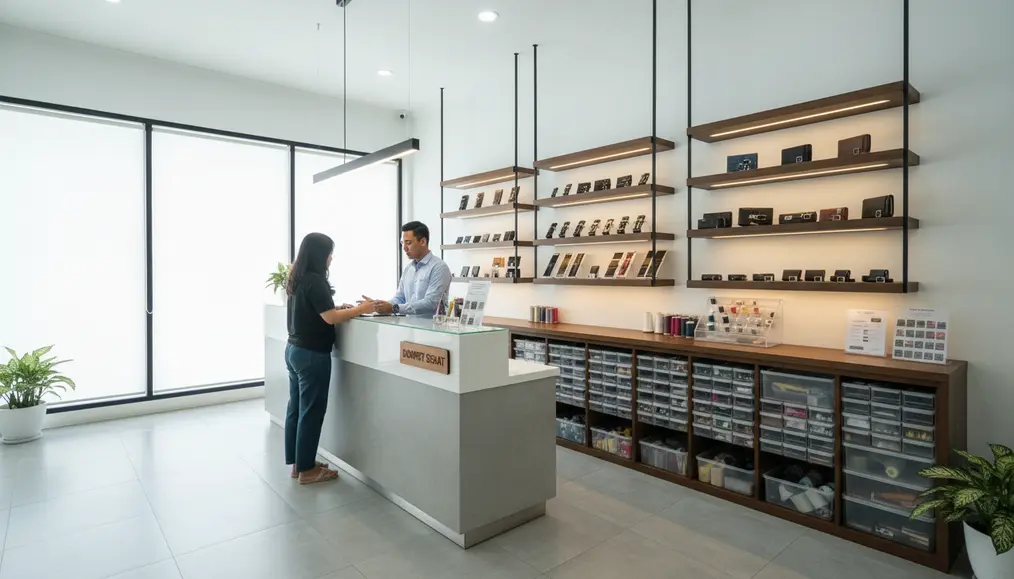 Memilih Tempat Plating Logo Dompet yang Baret dan Pudar yang Berpengalaman
