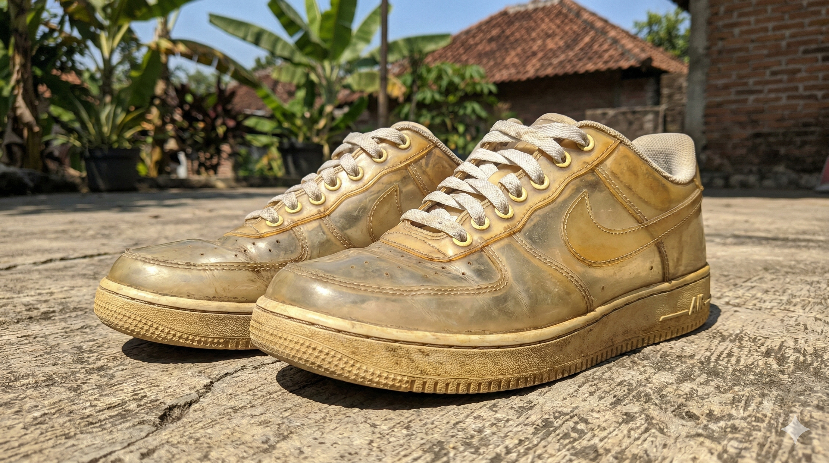 Unyellowing Sepatu Plastik, Hilangkan Kuningnya!