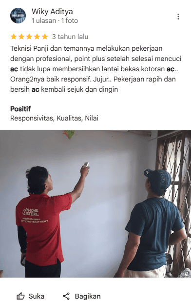 Rating Terbaik dari Pelanggan Setia Home Steril