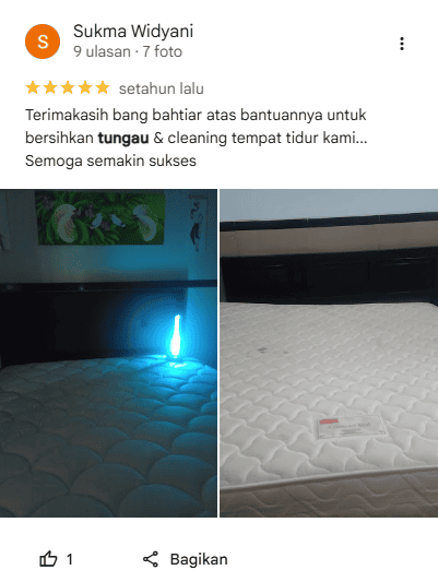 Pendapat Pelanggan tentang Jasa Vakuum Tungau Home Steril