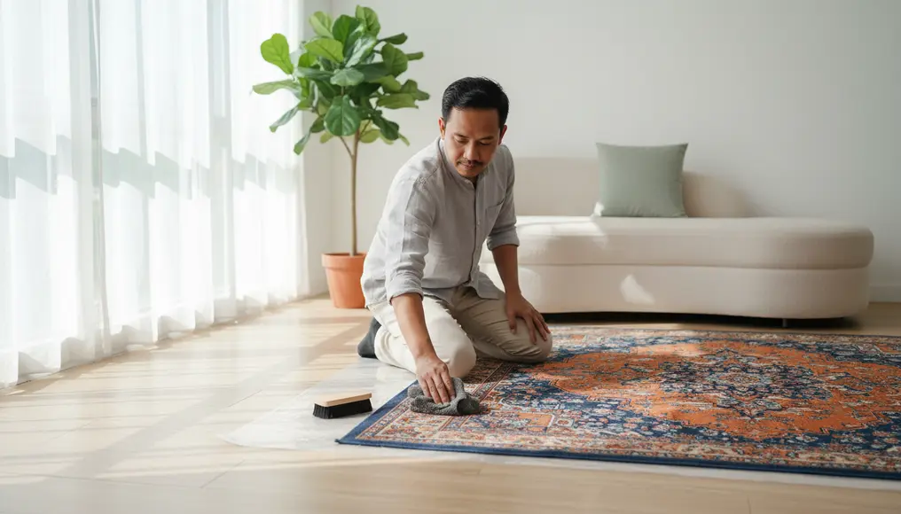 Spesialis Cuci Karpet Sutra & Handmade: Teknik Khusus Tanpa Merusak Serat