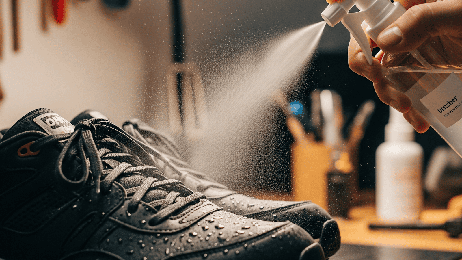 Gunakan Waterproof Spray