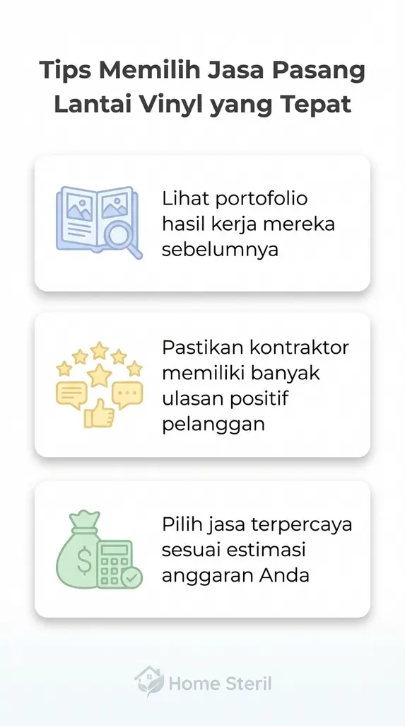 Tips Memilih Jasa Pasang Lantai Vinyl yang Tepat