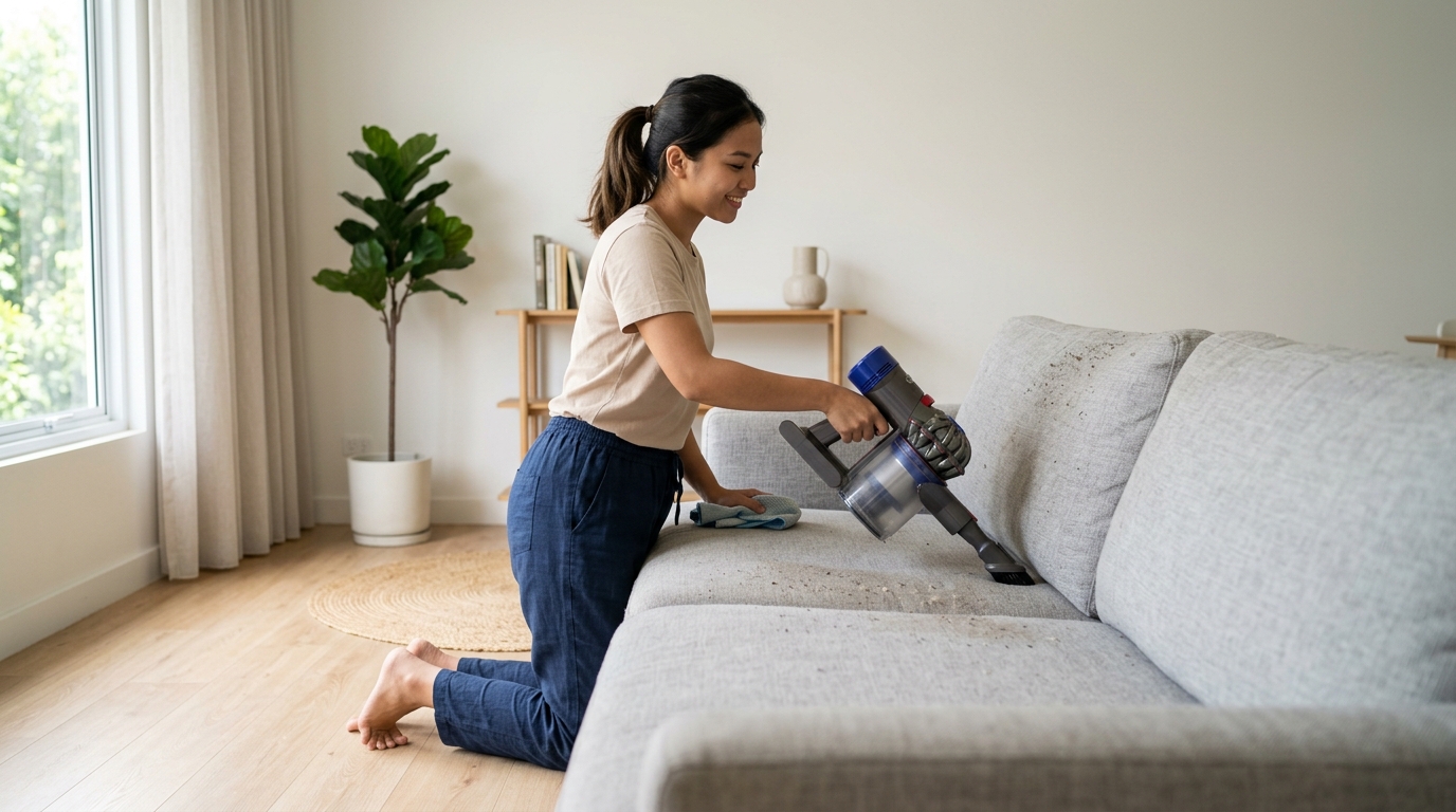 Bersihkan Sofa Secara Rutin